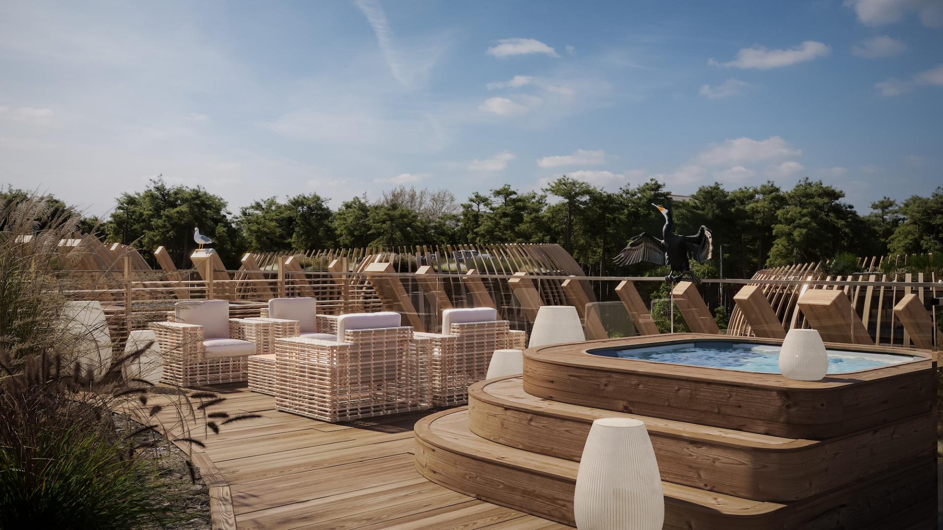 Bird Nest-Inspired Complex on a Lush Island Weaves Nature into Living