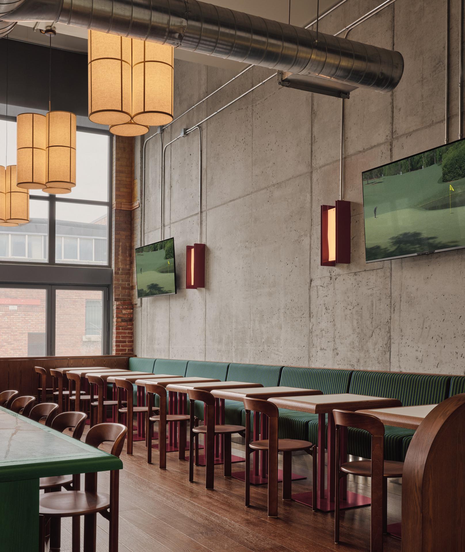 This Indoor Golf in Montreal Feels Like a Design Museum