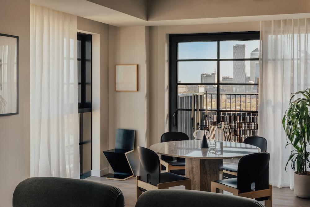 Inside an Art-filled London Show Flat in the Clouds