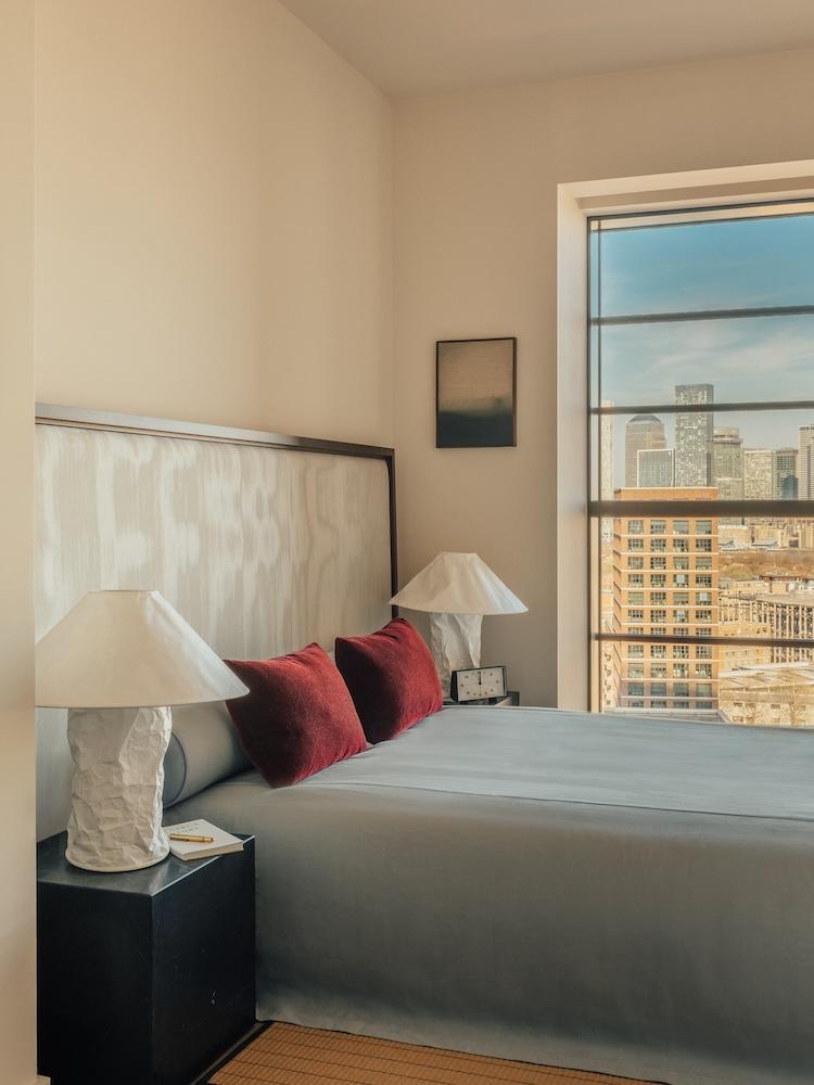 Inside an Art-filled London Show Flat in the Clouds