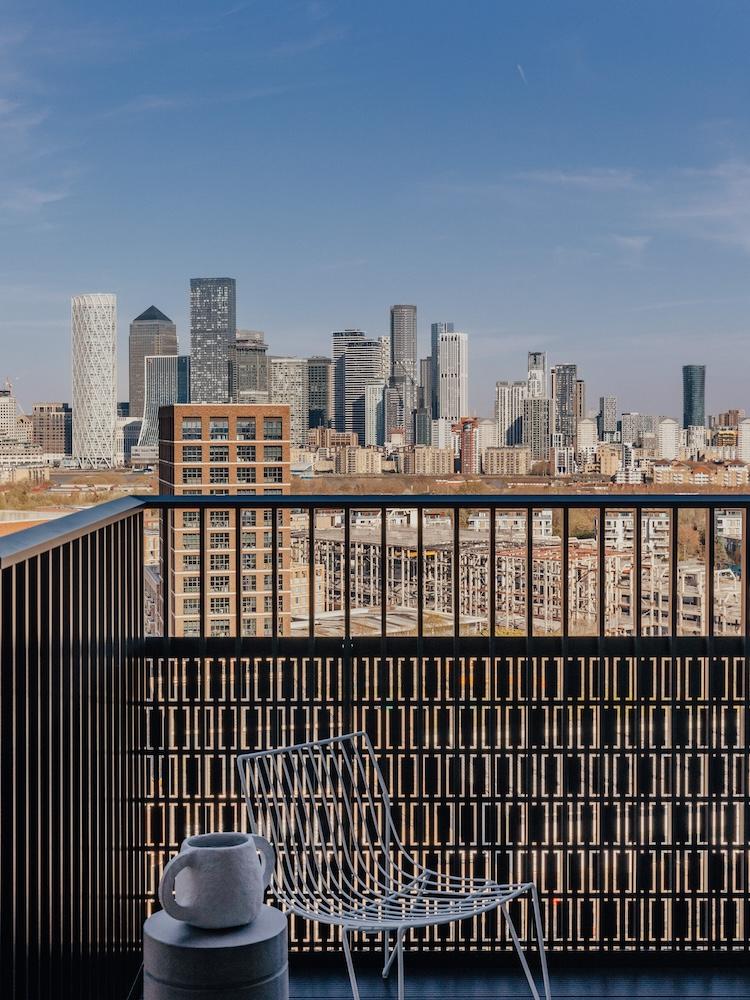 Inside an Art-filled London Show Flat in the Clouds