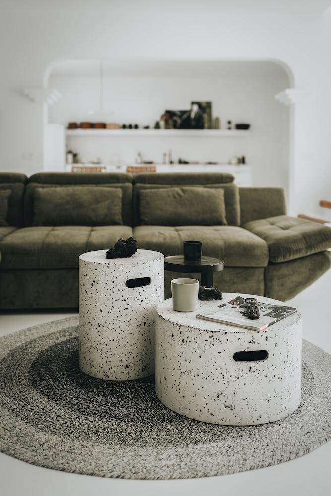 White and Green Villa in Lanzarote Blends Simplicity with Natural Beauty