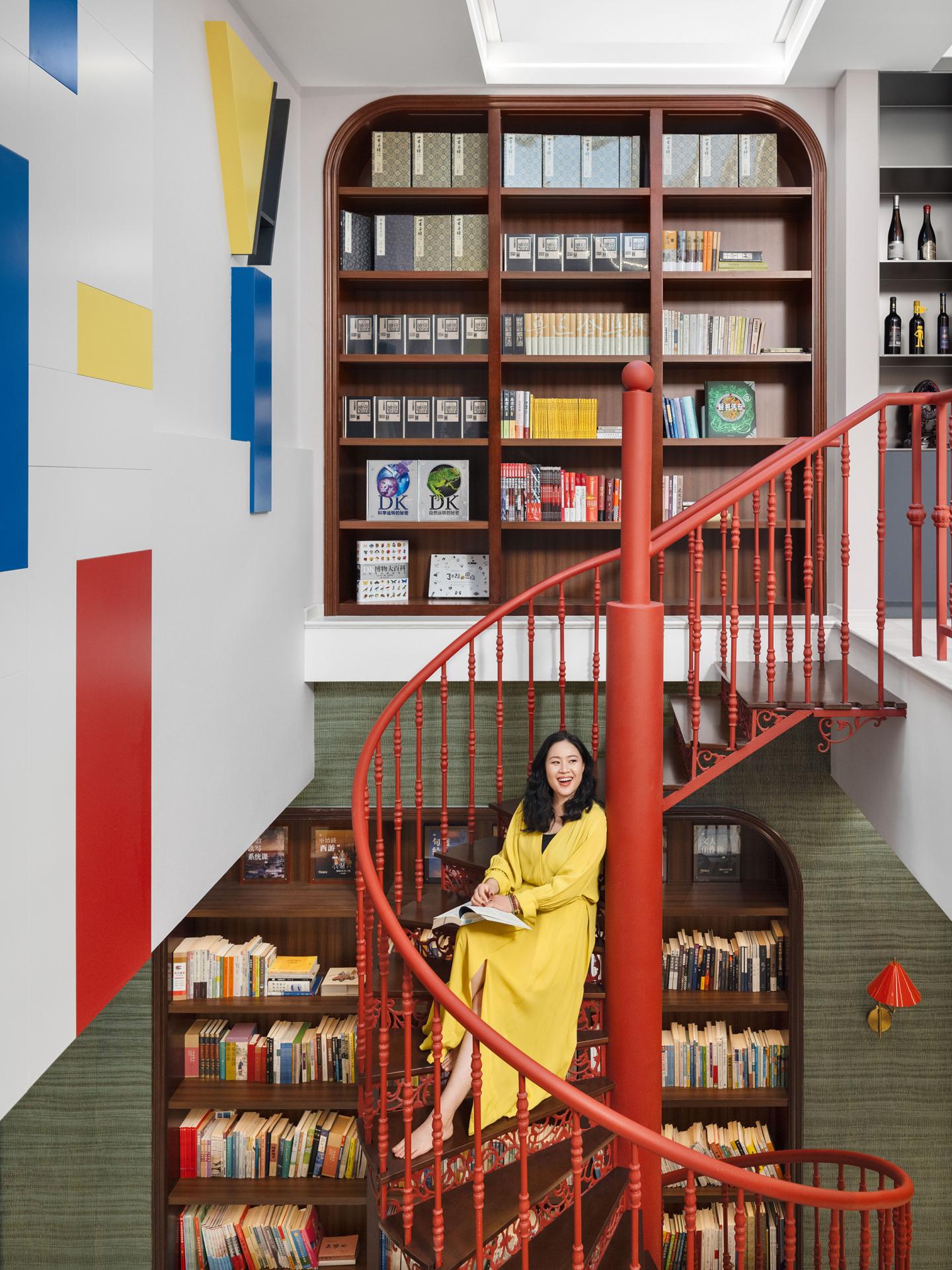 This Beijing Home Channels Piet Mondrian's Colour Theory into Luxury Living