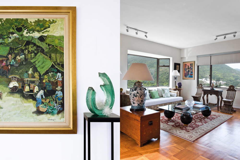 This spacious family home is filled with natural light and intriguing artworks