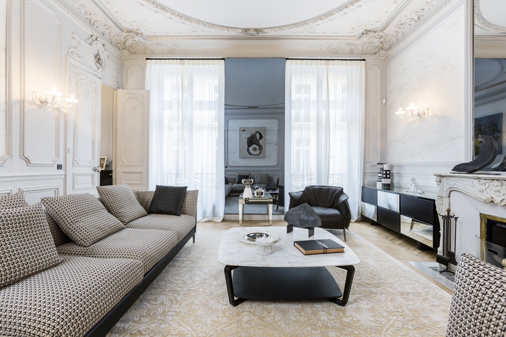 A sophisticated home takes inspiration from haute couture