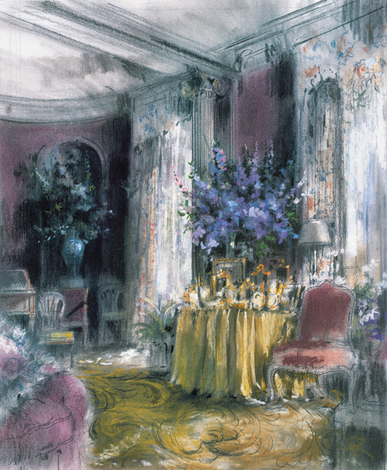 Jeremiah Goodman paints the homes of the rich and the famous