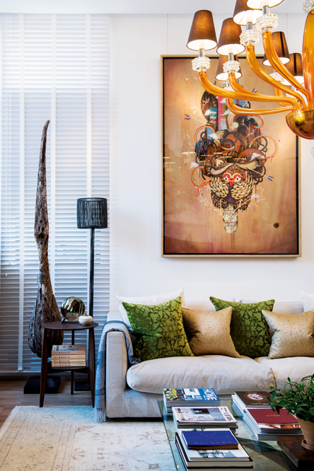 Simon Chong’s entertaining abode is filled with art