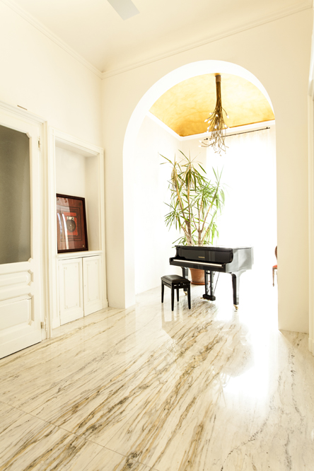 Elegance and grace unite in this Turin apartment