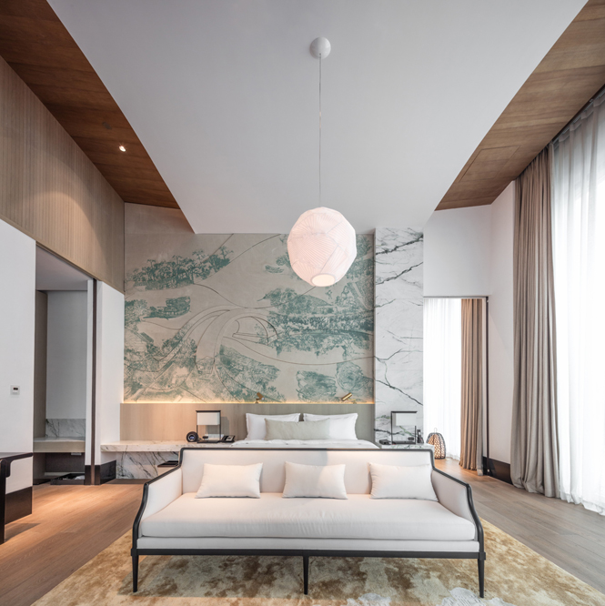 LTW created a modern yet traditional space at Pullman Kaifeng Jianye hotel