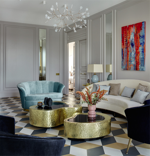 Ekaterina Lashmanova makes modern luxe fun in a central Moscow apartment