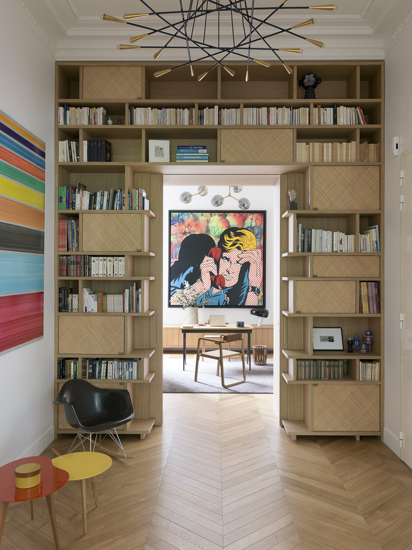 Pop art meets old Paris in this soulful heritage apartment