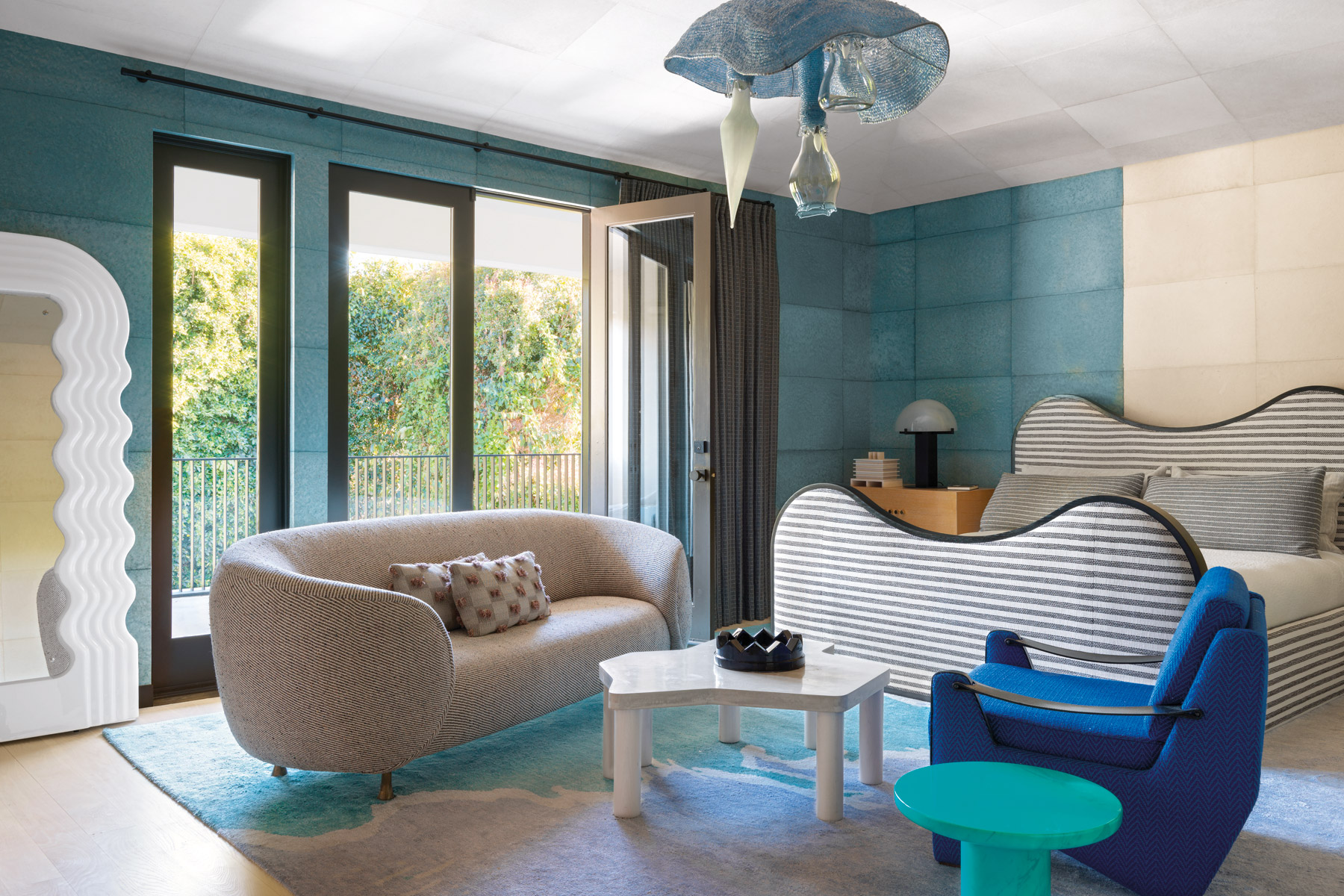 Celebrity designer Kelly Wearstler transforms this West Hollywood home into punk perfection