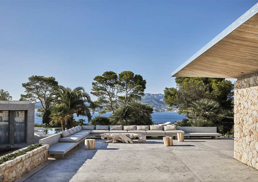 In Mallorca, a cliffside villa blurs the line between indoors and outdoors living