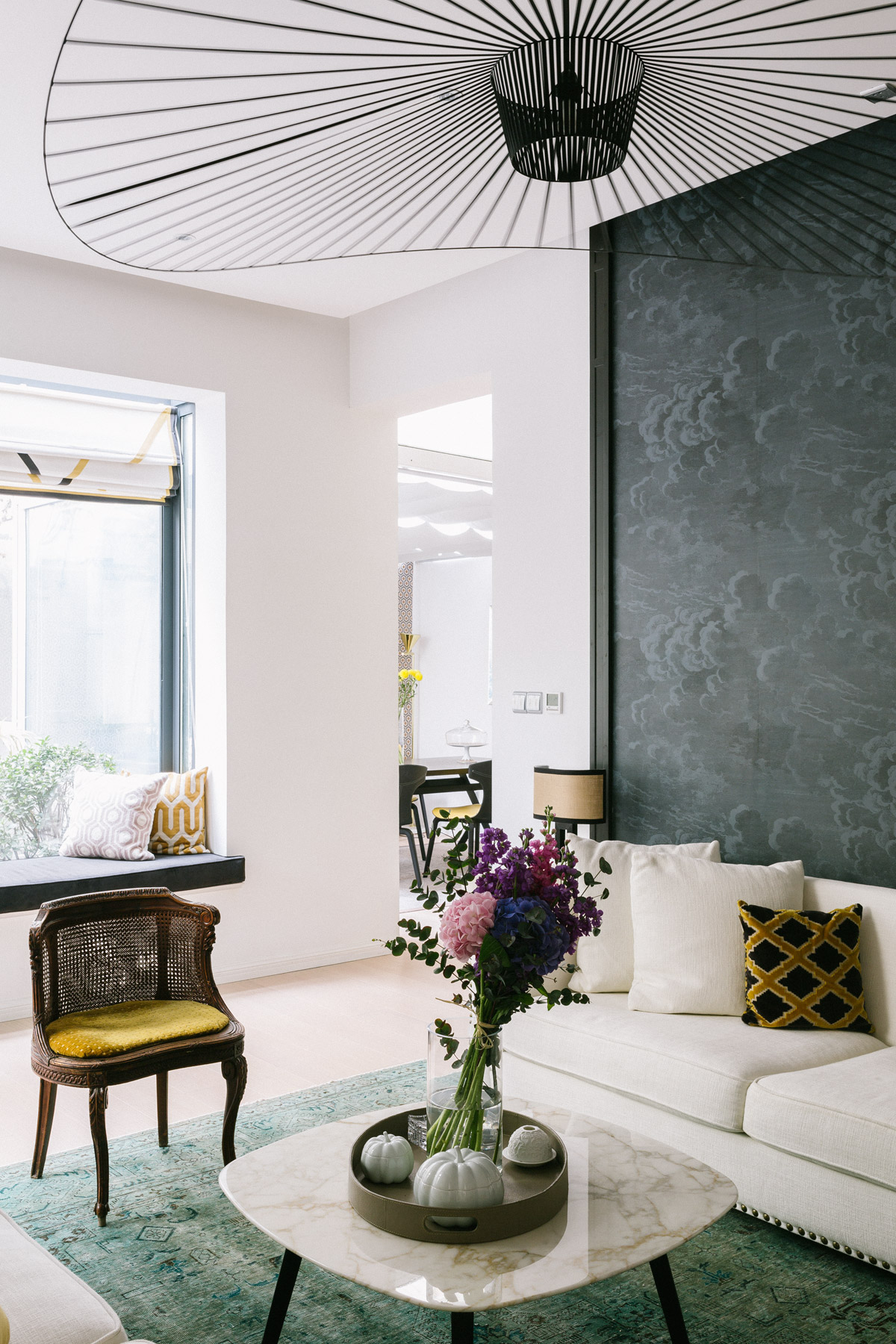An etiquette school founder’s Shanghai home combines old world glamour with contemporary art