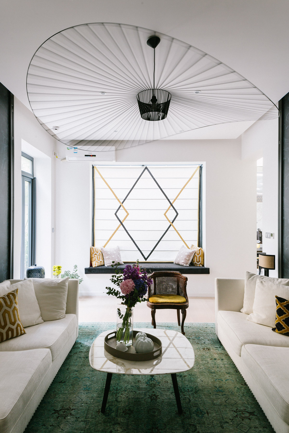 An etiquette school founder’s Shanghai home combines old world glamour with contemporary art