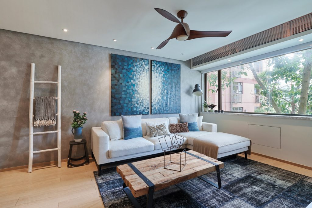 In Tai Hang, a 770sqft apartment is the perfect haven for a young homebody couple