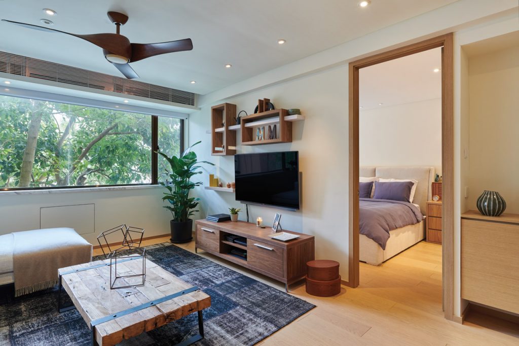 In Tai Hang, a 770sqft apartment is the perfect haven for a young homebody couple