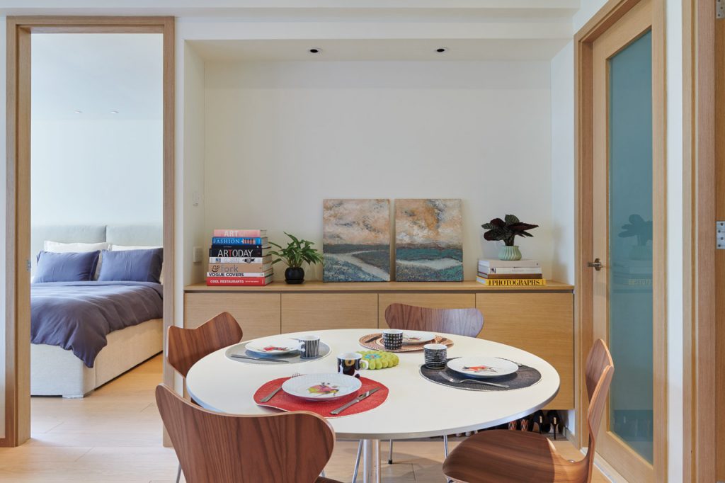 In Tai Hang, a 770sqft apartment is the perfect haven for a young homebody couple
