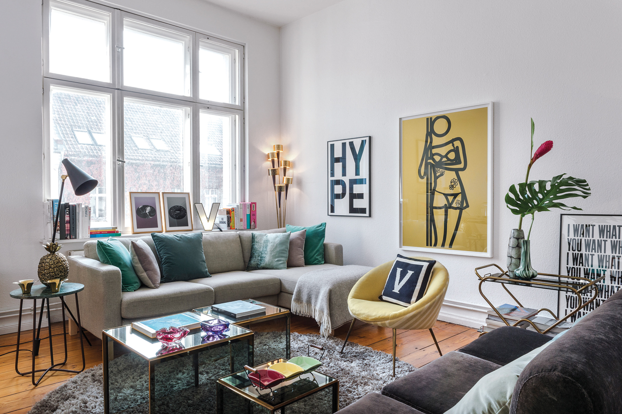 A bohemian-chic art-filled apartment in Berlin