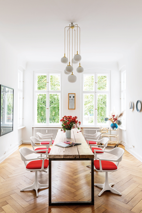 In this 1,600sqft Berlin apartment, elegant eclecticism abounds