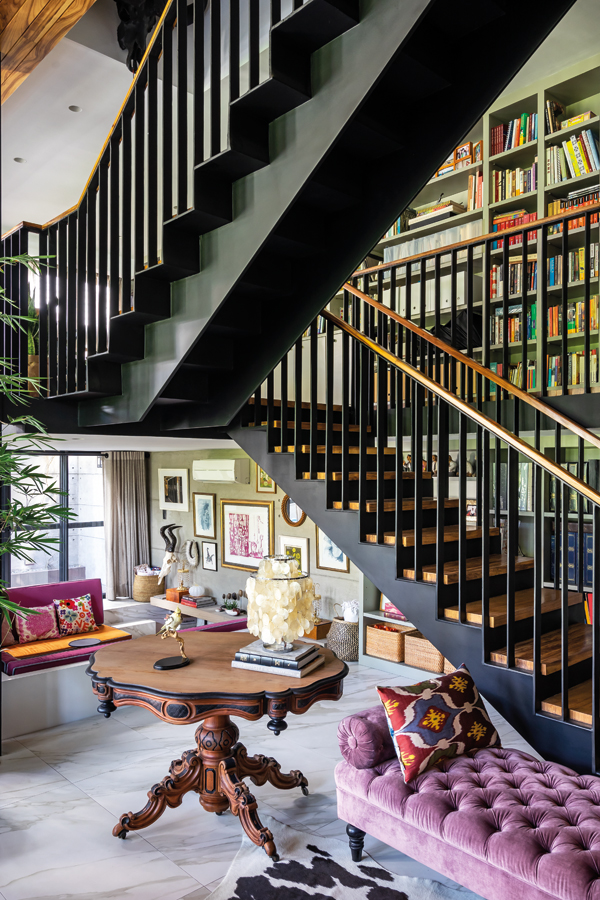 A creative director demonstrates a flair for interiors in her family’s vibrant Manila home