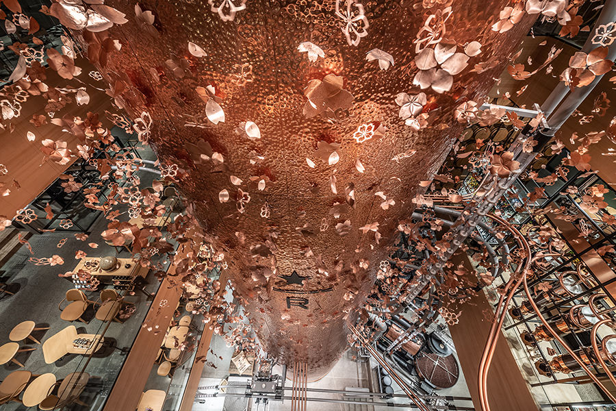 Inside the Starbucks Reserve Roastery in Tokyo Designed By Kengo Kuma