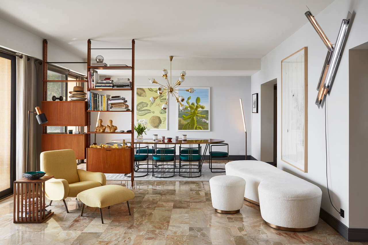 A Striking Monaco Apartment Dressed with 20th-Century Furniture and Contemporary Photographs