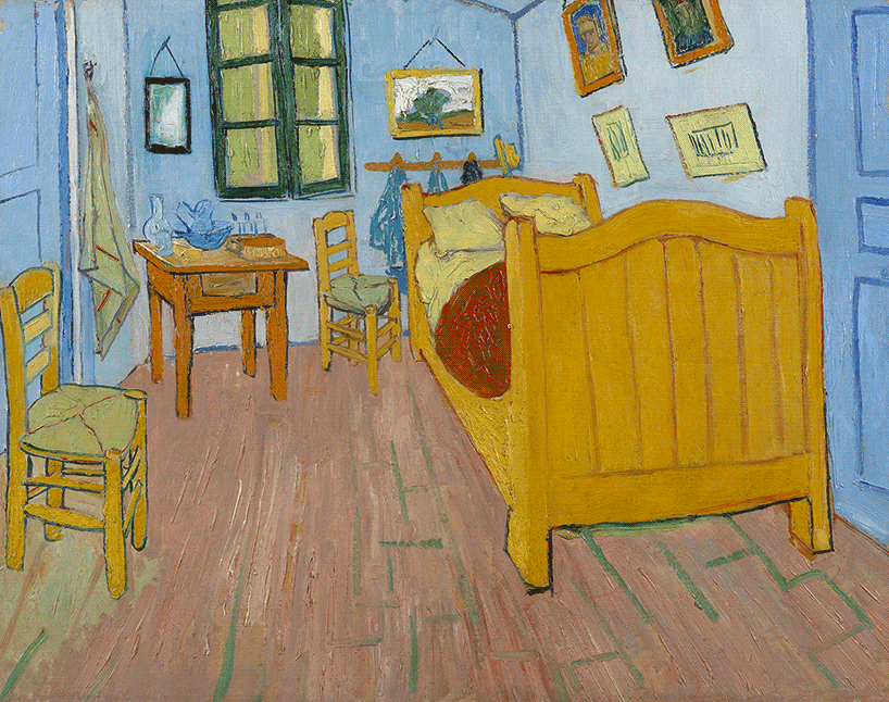 荷蘭畫家梵高 (1853-1890年) 的《The Bedroom》