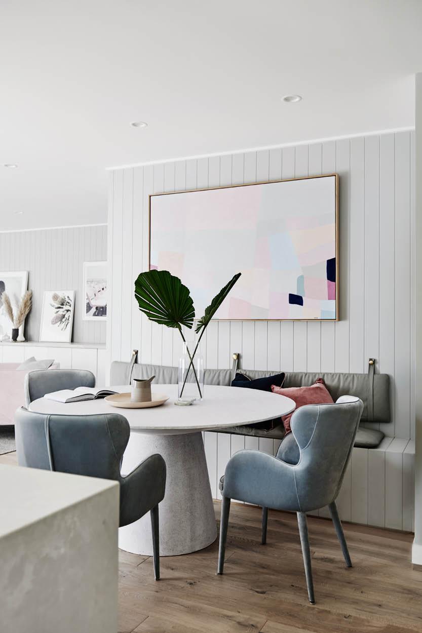 A right dose of colours and shapes helps soften the look of a home