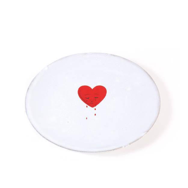 Astier de Villatte’s Crying Heart saucer, available from kapok