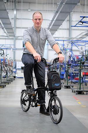 Will Carleysmith, chief design and engineering officer at Brompton Bicycle. (Photo: Courtesy of Brompton Bicycle)