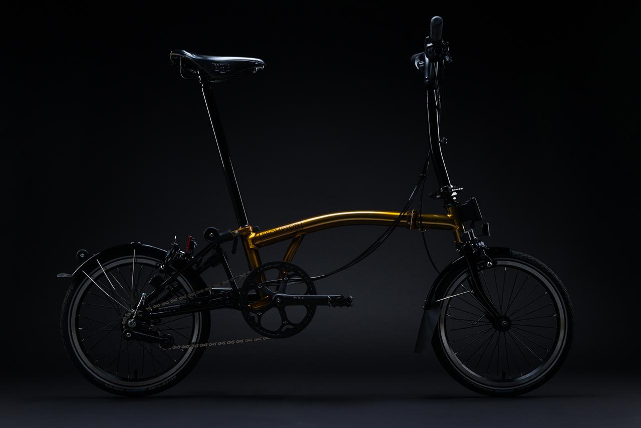 Brompton Bicycle推出的Asia Gold Edition (鳴謝Brompton Bicycle提供圖片)