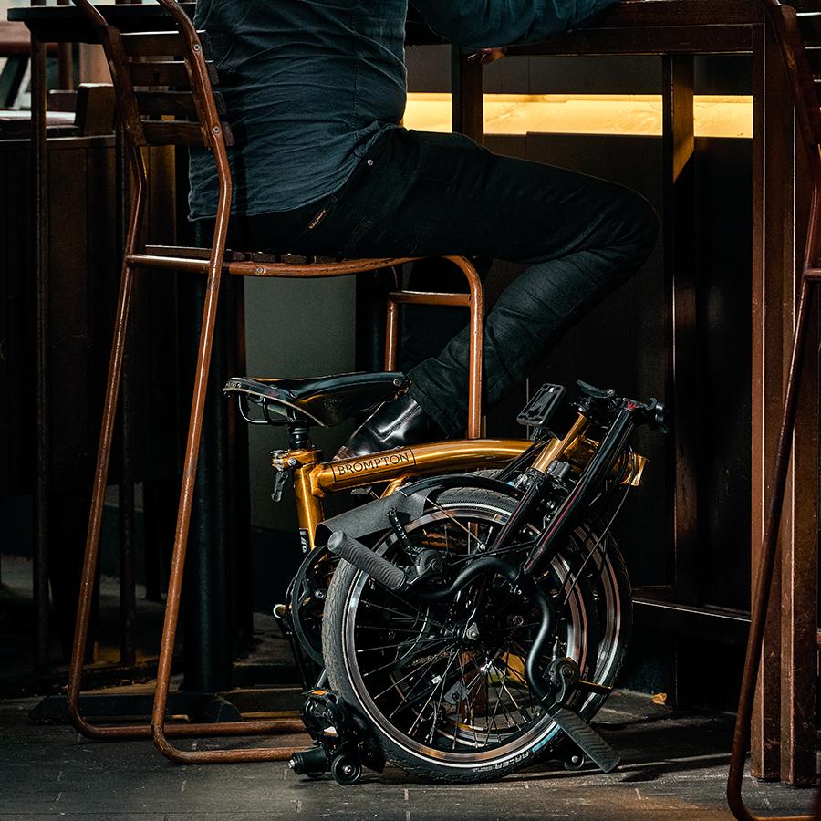 Only 85 of these gold bikes are available to cult fans of the brand and avid cyclists in Hong Kong and Macau. (Photo: Courtesy of Brompton Bicycle)