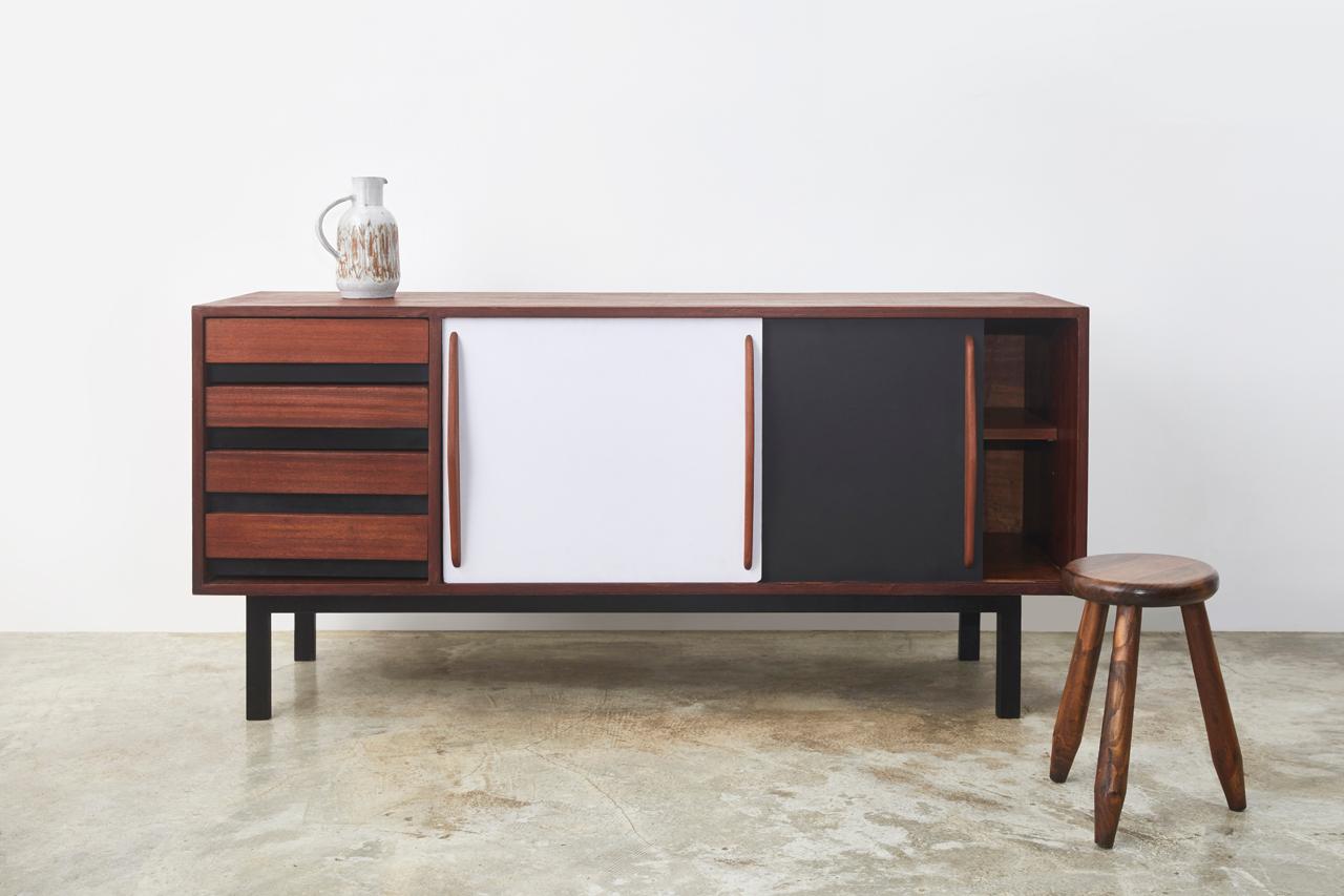 Charlotte Perriand Cansado mahogany and formica sideboard from 1958. The same piece is currently asking upwards of USD17,000 on 1stdibs.