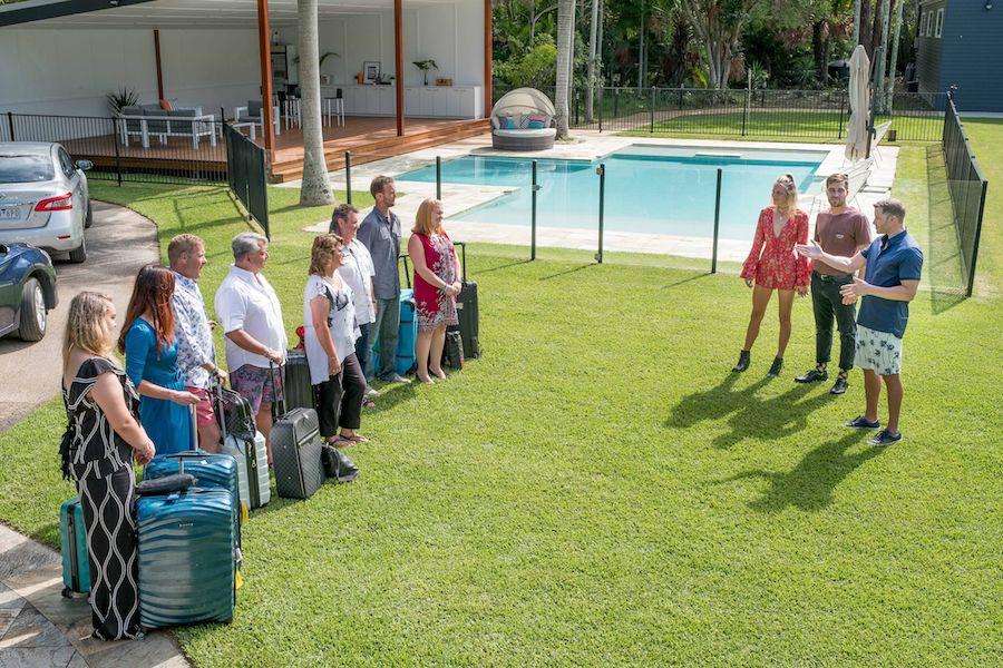 The cast of Instant Hotel meet ahead of the competition