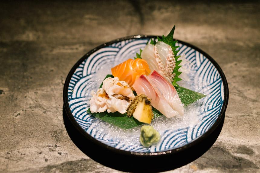 Market fish sashimi (HK$288)
