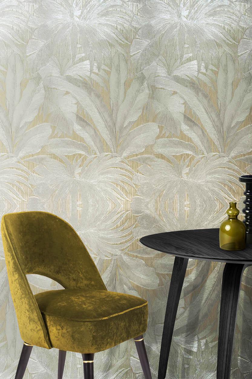 Fabric and wallpaper can transform a space instantly (Image courtesy of Essential Home)