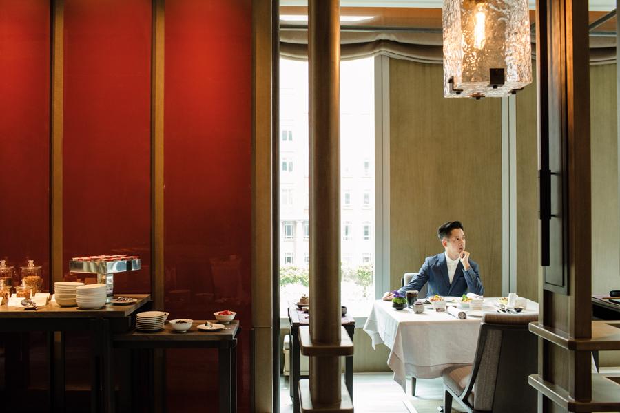 酒店的中餐廳Rùn設計靈感來自傳統的茶館建築