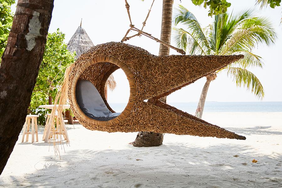 In This Luxe Resort in the Maldives, Guests are Surrounded by Art on Every Corner