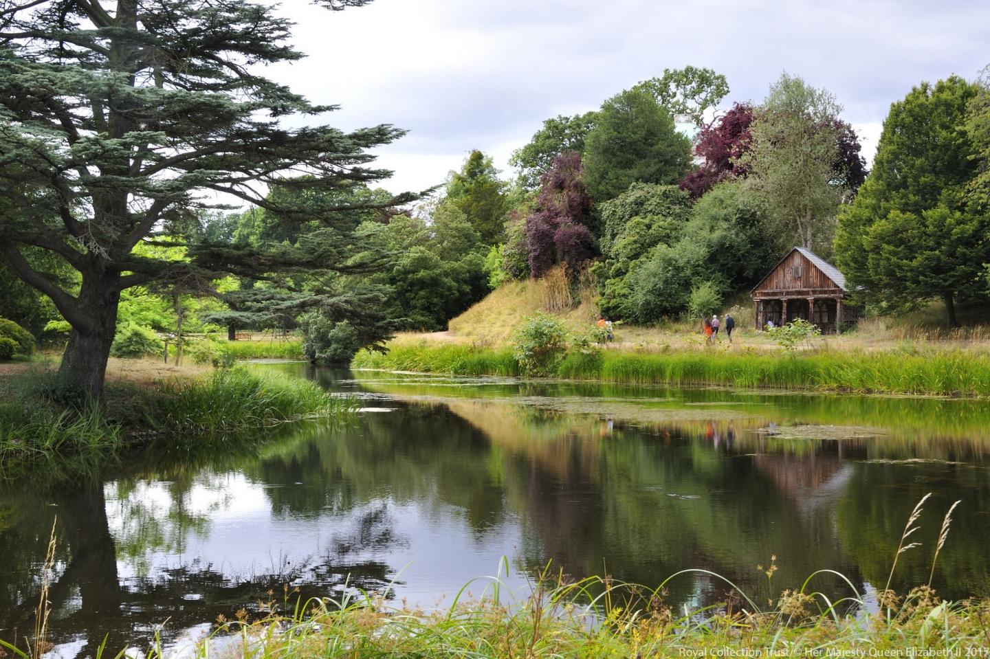 Plenty of lush flora and fauna surround at the Frogmore House and Gardens
