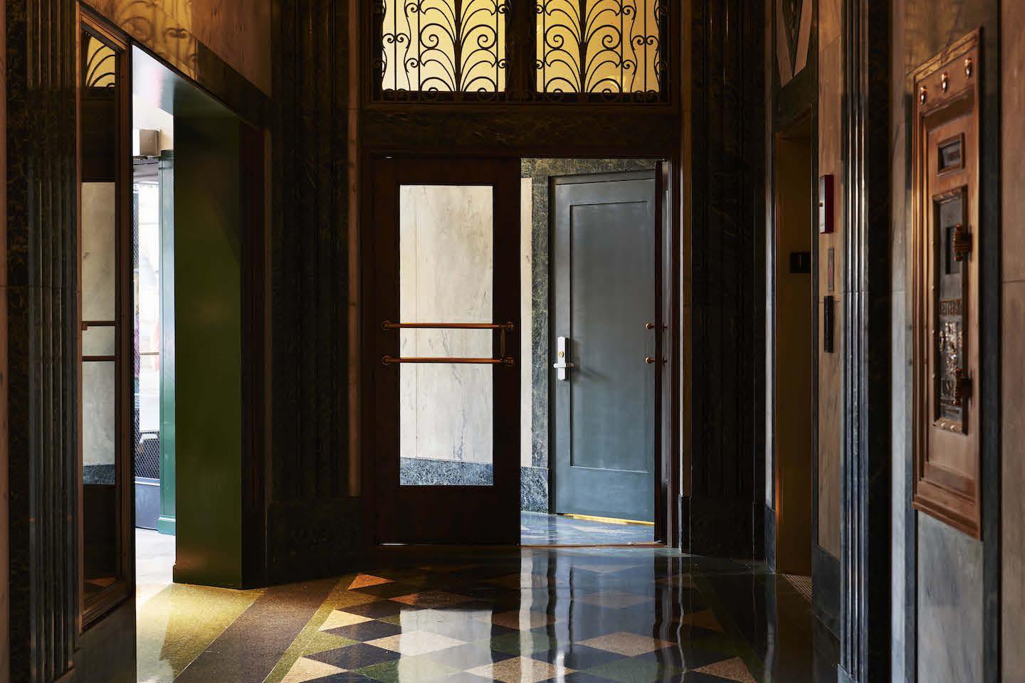 The Robey entryway (Photography: Adrian Gaut)