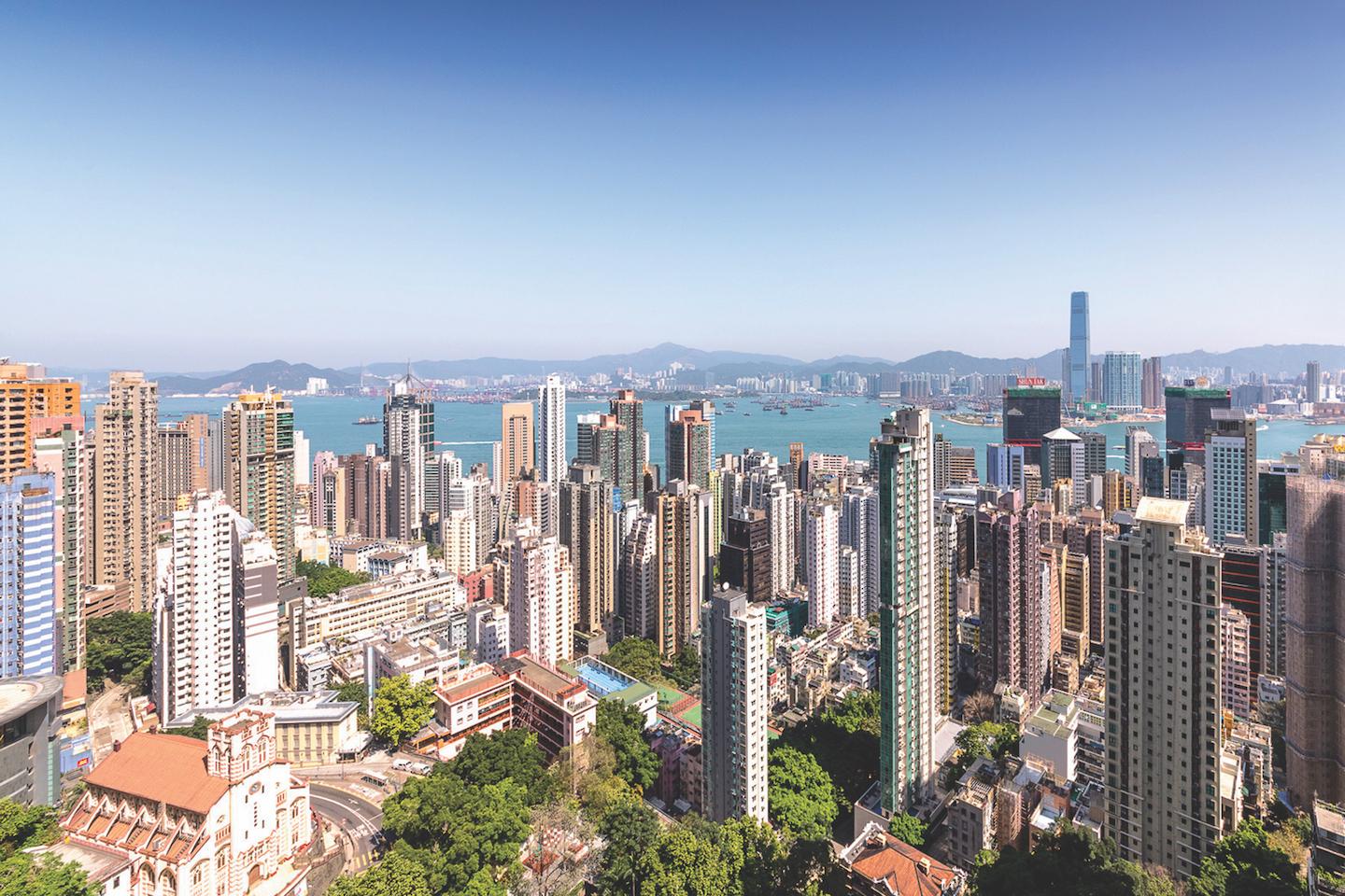 Million-dollar views of the iconic Hong Kong skyline are known to raise property prices.