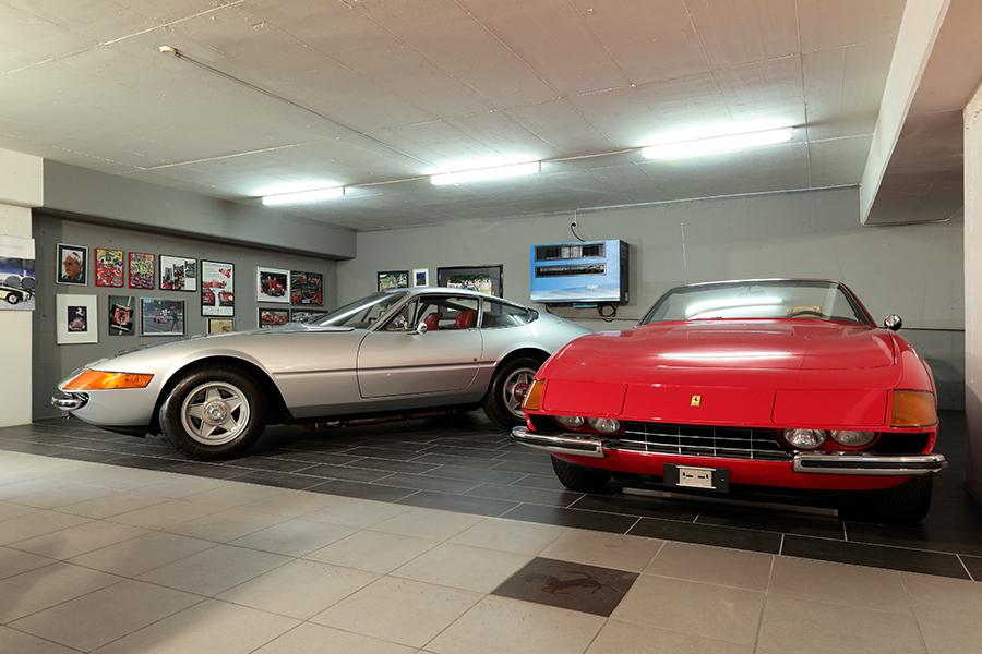 A selection of the Stieger family's Ferrari collection. (Photo: Courtesy of Patrick Stieger)