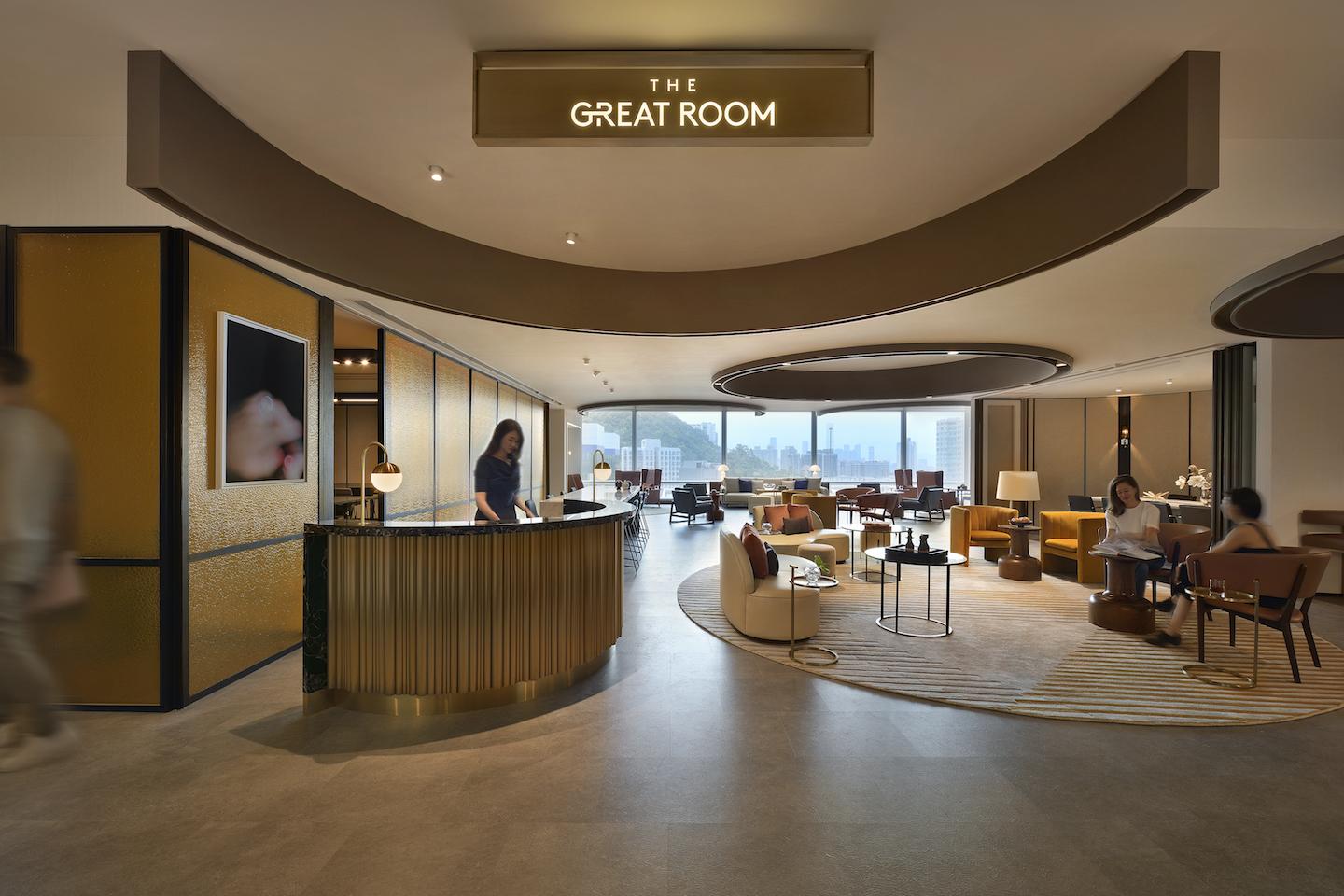 Entering The Great Room's Hong Kong location at One Taikoo Place