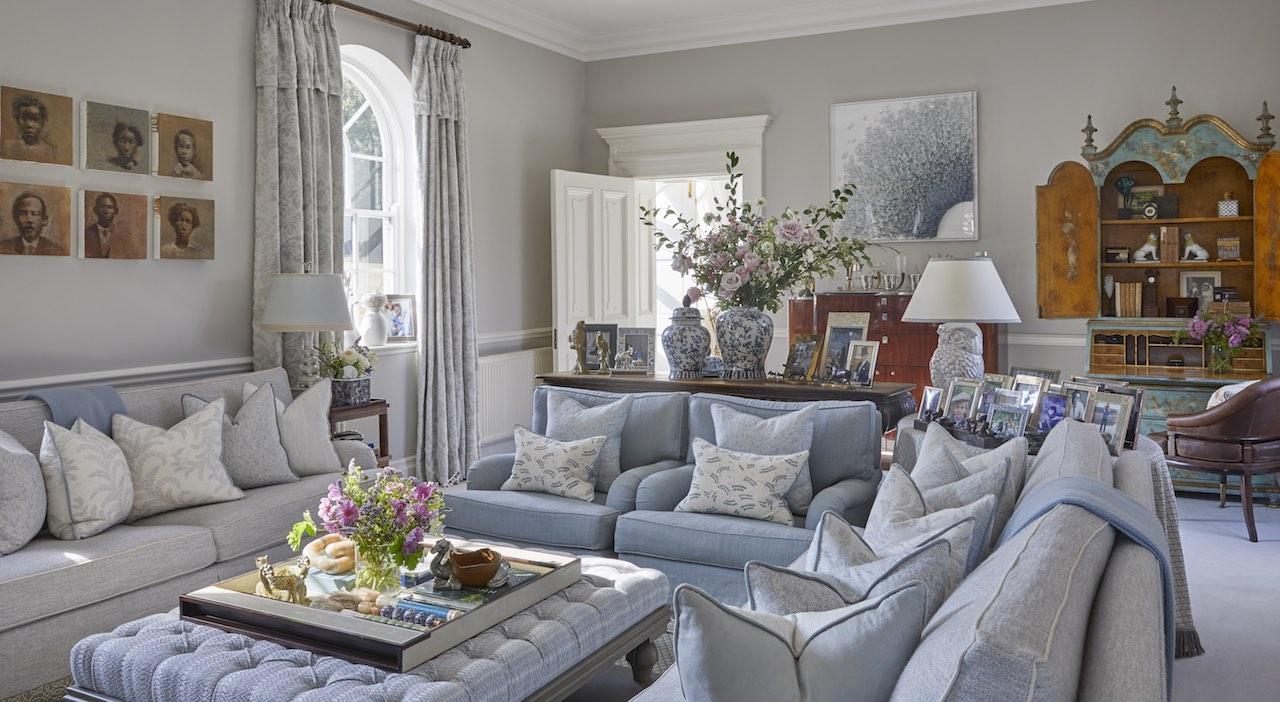 The living room is an elegant and subdued space