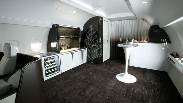 在這部私人飛機上，Four Seasons的大廚更會以新鮮食材為客人精心製作膳食