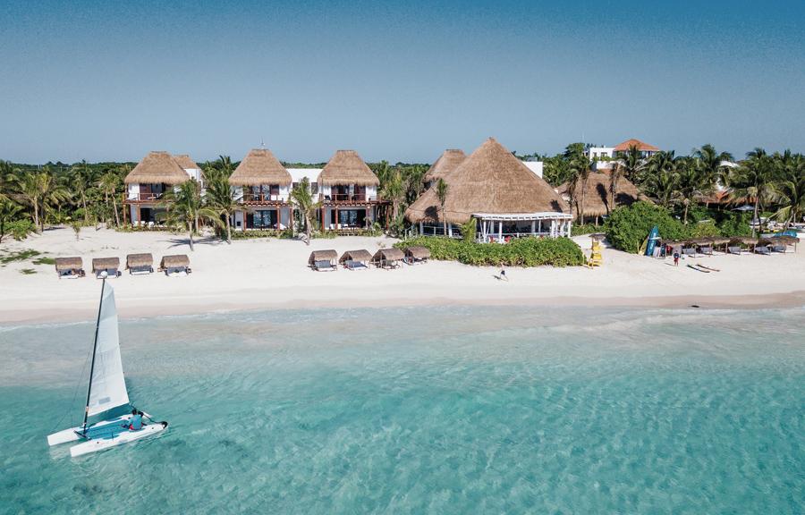 Hotel Esencia on Riviera Maya is among a string of new trendy hotels adorning the Mexican coast