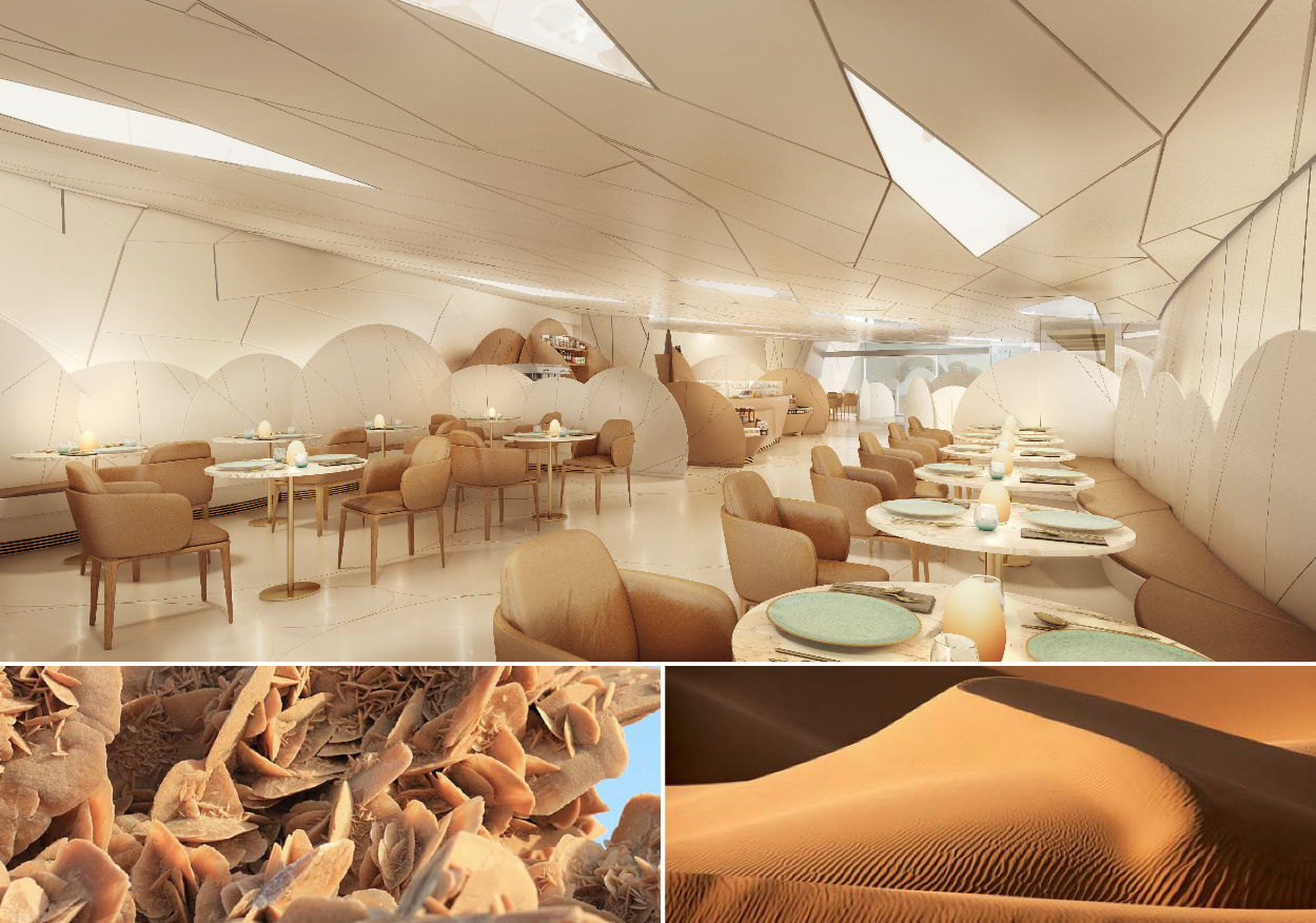 Koichi Takada Architects的卡塔爾國家博物館Desert Rose Café設計圖