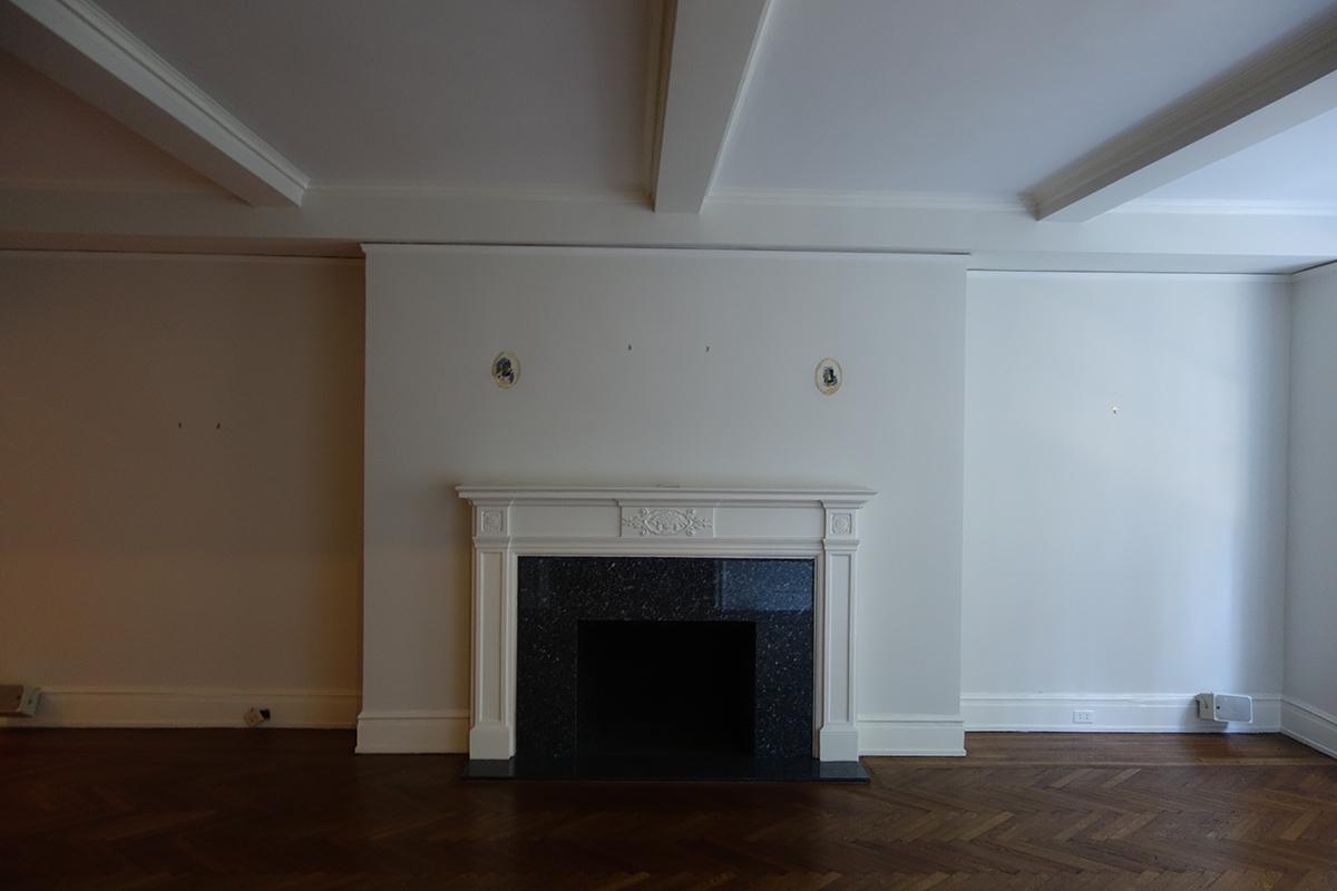 The original fireplace in the living area. (Photo: Courtesy of MKCA) 