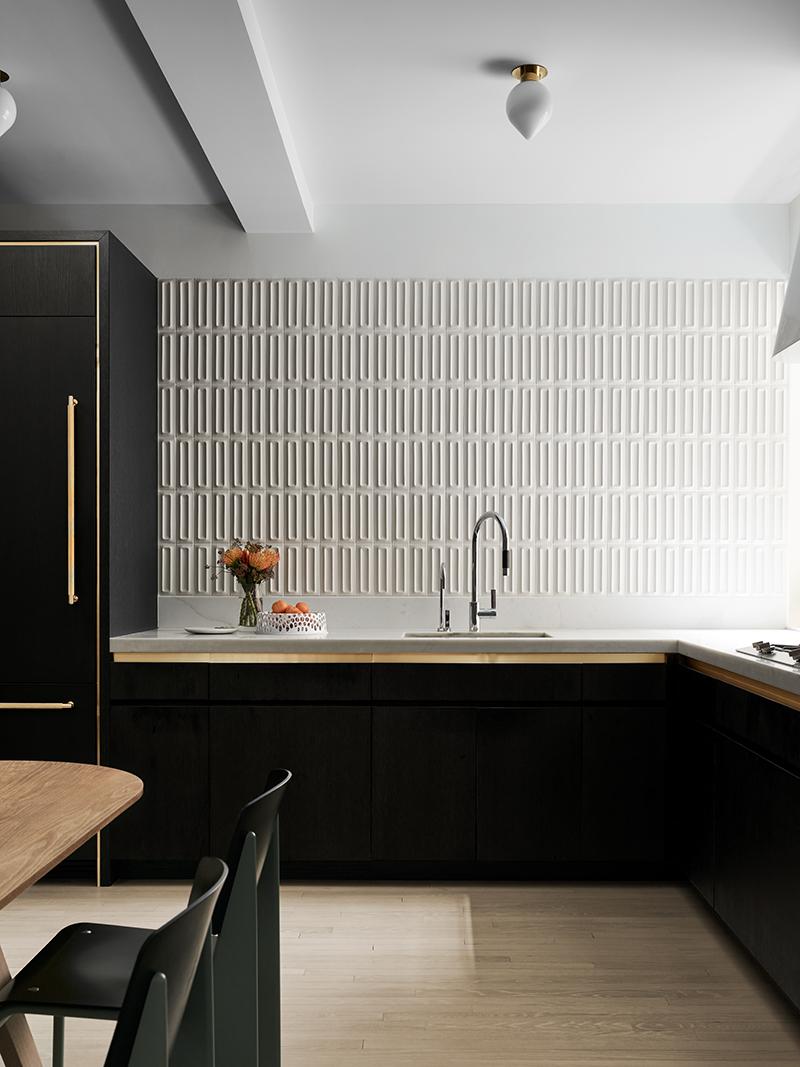 Overheard cabinets were replaced by multiple full height cabinets in the pantry. (Photo: Brooke Holm)